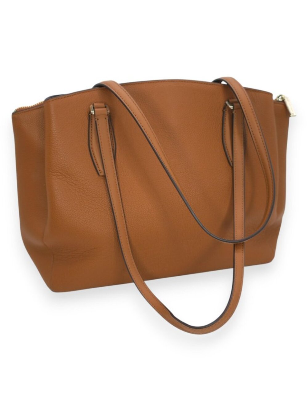 Kate Spade Monet Large Triple Compartment Tote Warm Gingerbread Brown Purse - Picture 3 of 7